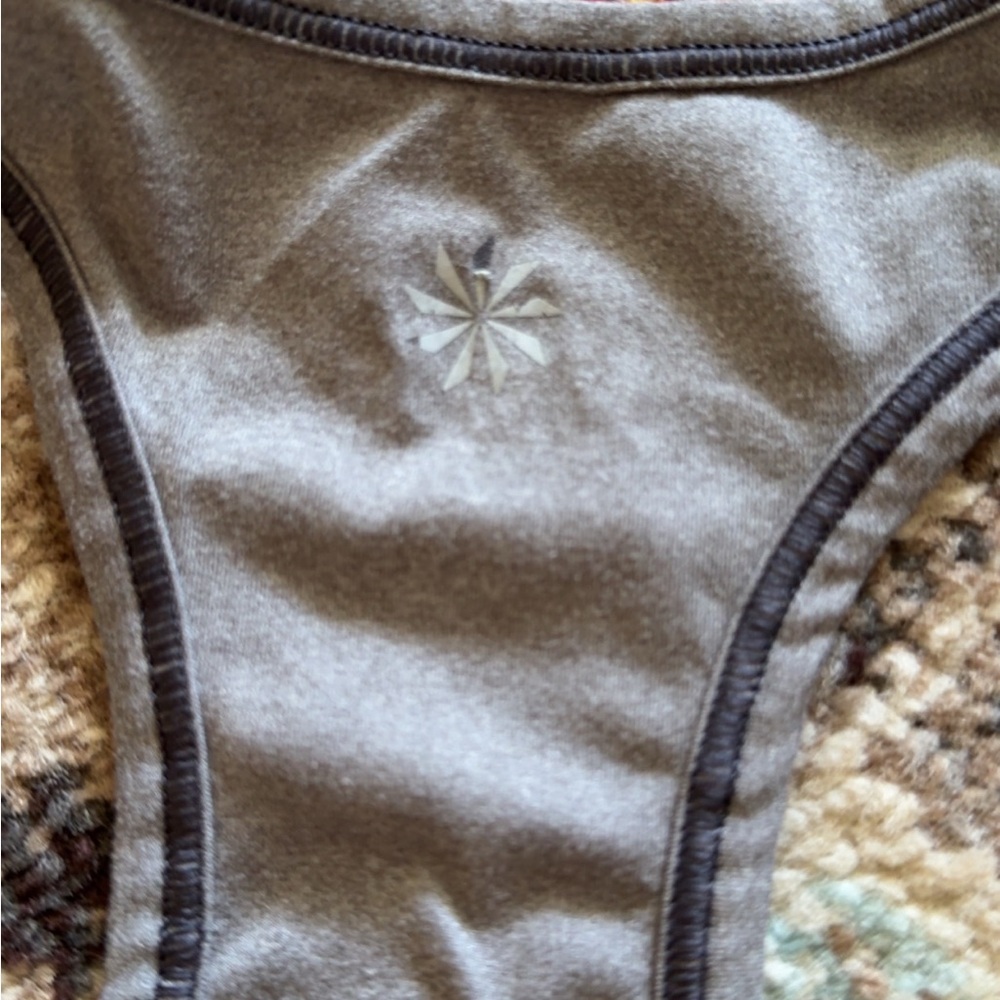 Athleta Gray Racerback Performance Tank - Picture 4 of 4